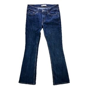 Levi's 518 Superlow Bootcut Jeans Womens 29x32 Blue Low Rise Stretch Denim